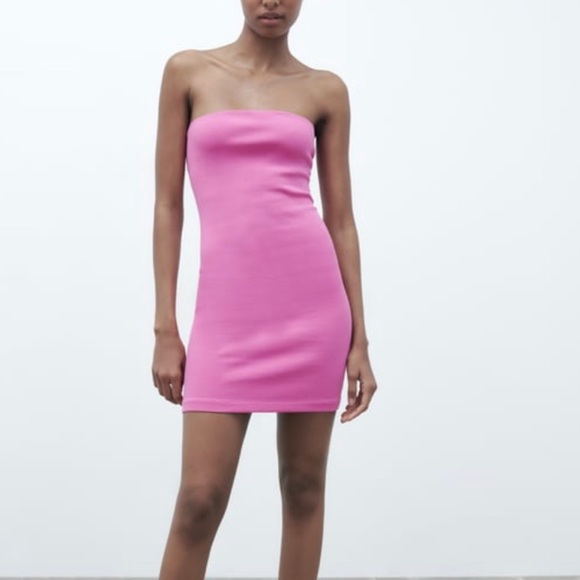 Zara strapless dress - Picture 1 of 1